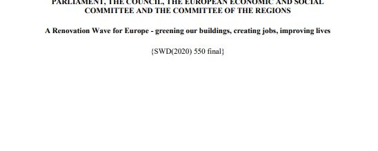 The Renovation Wave Strategy